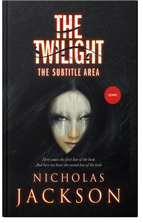 Front view of Premade Mystery & Thriller & Suspense Book Cover - Cod Gray