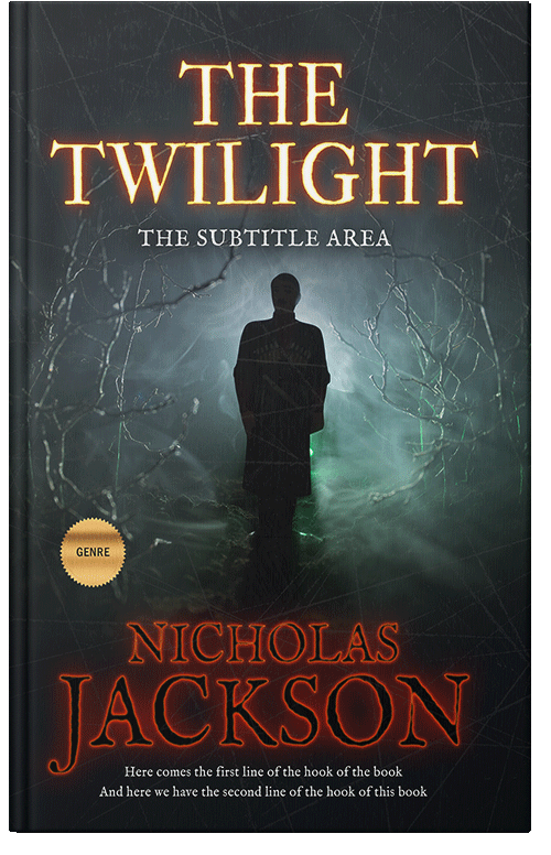 Front view of Premade Mystery & Thriller & Suspense Book Cover - Shark