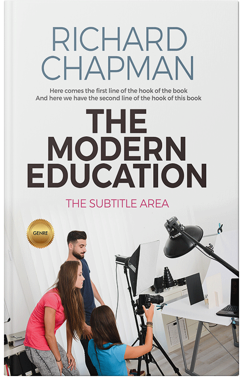 Front view of Premade Business Book Cover - Tuna