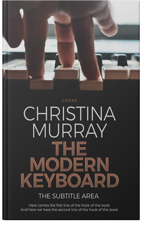 Front view of Premade Music Book Cover - Silk