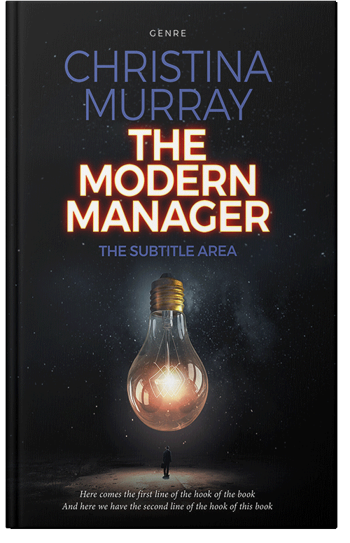 Front view of Premade Business Book Cover - Woodsmoke