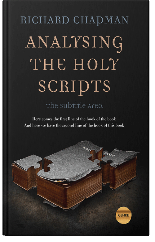 Front view of Premade Religion & Spirituality Book Cover - Cod Gray