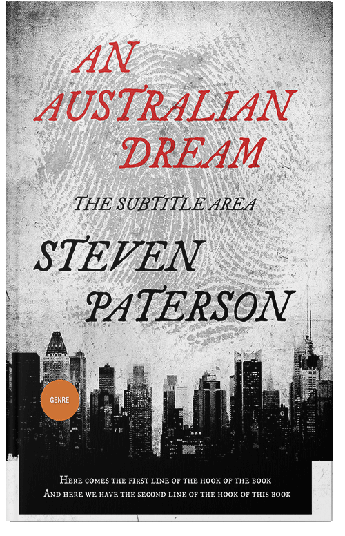 Front view of Premade Mystery & Thriller & Suspense Book Cover - Cod Gray