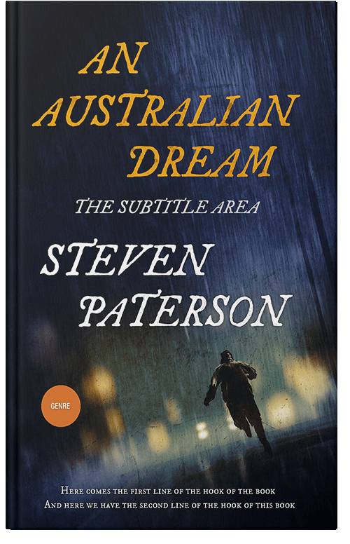 Front view of Premade Action & Adventure Book Cover - Mirage