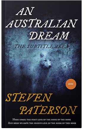 Pre Made Book Cover Ebony