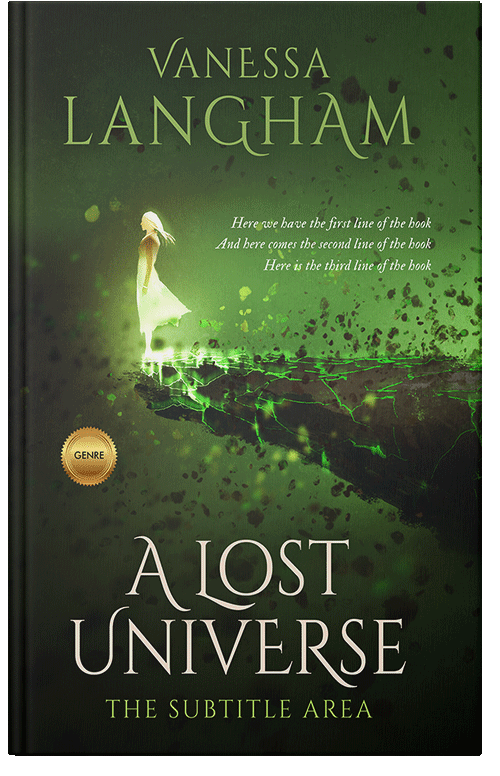 Front view of Premade Fantasy Book Cover - Mallard