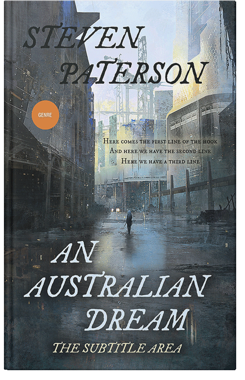 Front view of Premade Mystery & Thriller & Suspense Book Cover - Mako