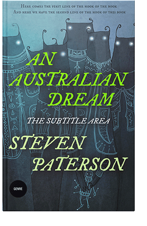 Pre Made Book Cover Limed Spruce