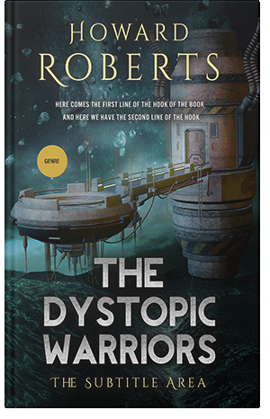 Premade Book Cover Outer Space