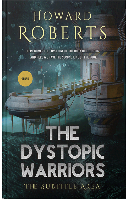 Front view of Premade Science Fiction Book Cover - Outer Space