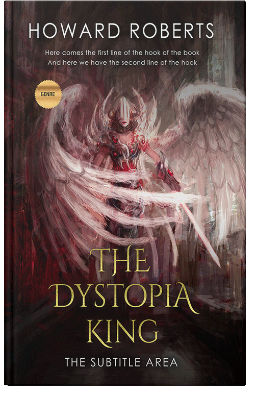 Front view of Premade Fantasy Book Cover - Rodeo Dust