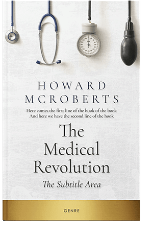 Pre Made Book Cover Pampas