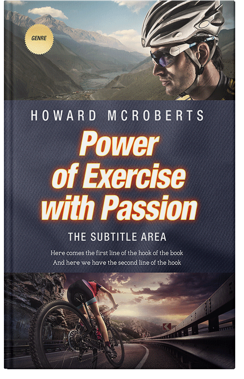 Front view of Premade Health & Dieting & Fitness Book Cover - Baltic Sea