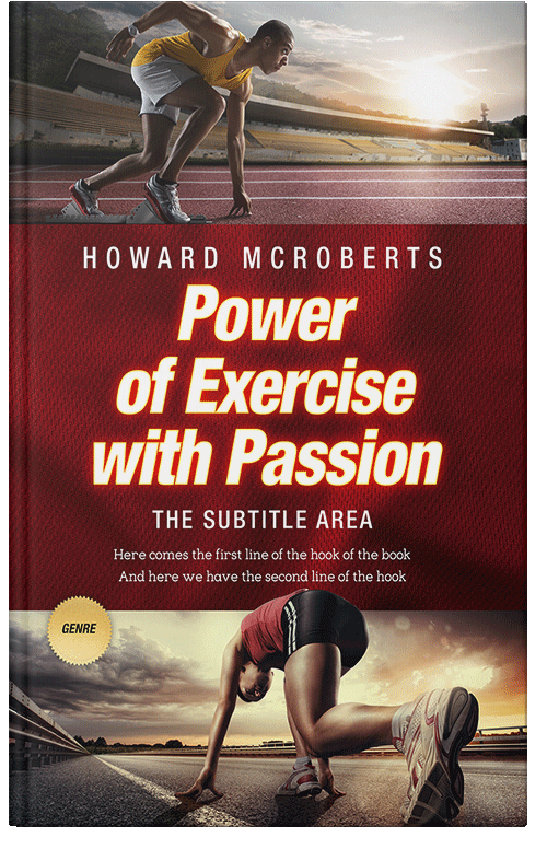 Front view of Premade Health & Dieting & Fitness Book Cover - Cedar