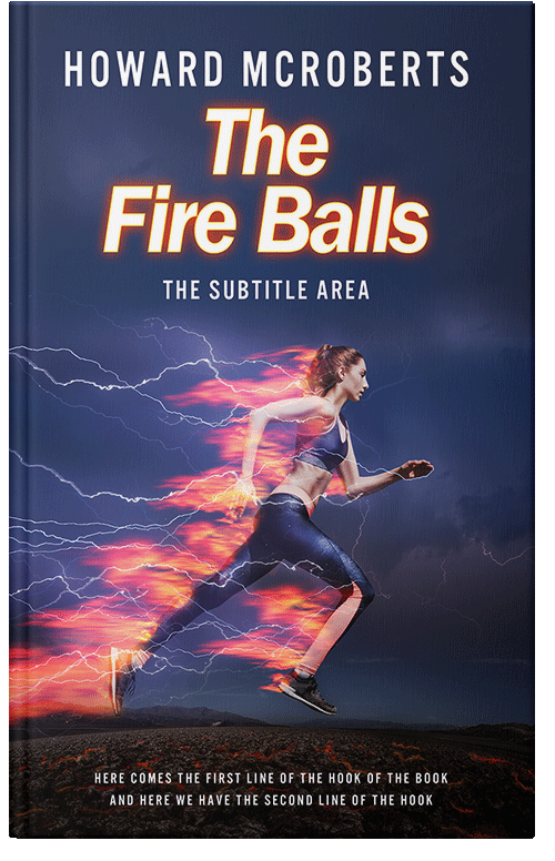 Front view of Premade Action & Adventure Book Cover - Martinique