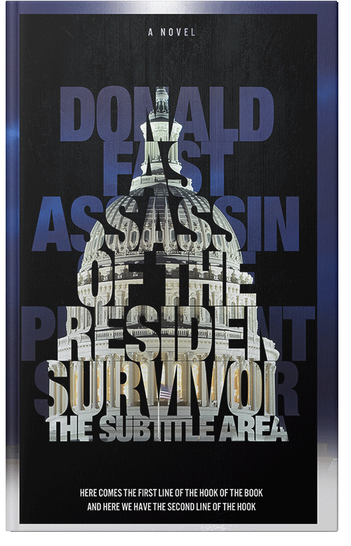 Front view of Premade Action & Adventure Book Cover - Cinder