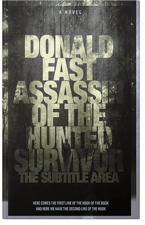 Front view of Premade Mystery & Thriller & Suspense Book Cover - Zeus