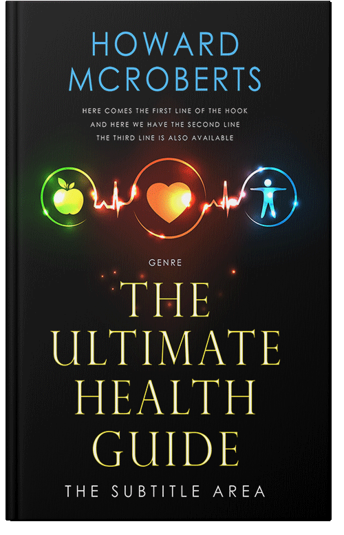 Front view of Premade Health & Mind & Body Book Cover - Night Rider