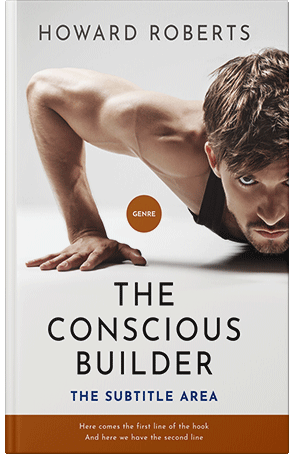 Premade Book Cover Cocoa Brown