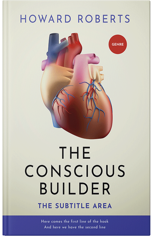 Front view of Premade Medical Book Cover - Satin Linen