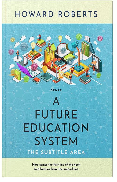 Front view of Premade Education Book Cover - Viking