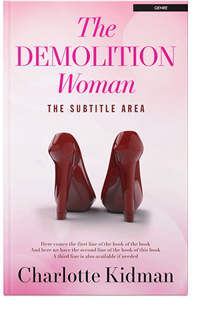 Pre Made Book Cover Carousel Pink