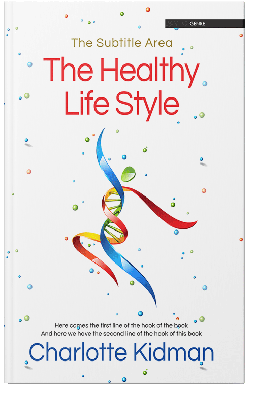 Front view of Premade Health & Mind & Body Book Cover - Punch