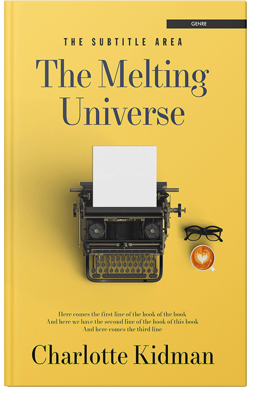 Front view of Premade Business Book Cover - Cream Can