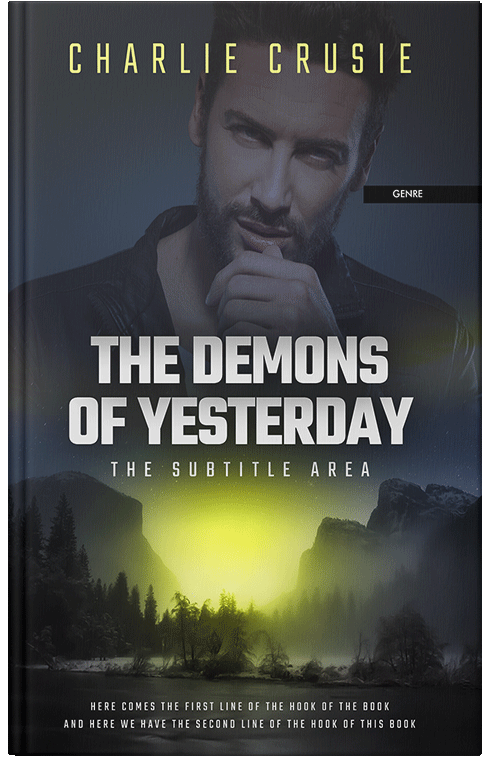 Front view of Premade Mystery & Thriller & Suspense Book Cover - Shark