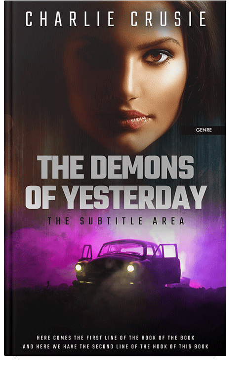 Front view of Gondola #2824 - Premade Action & Adventure Book Cover