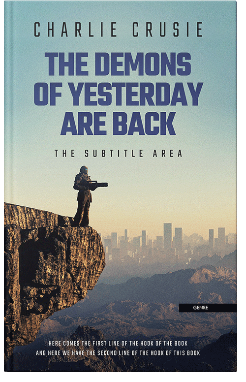 Front view of Premade Science Fiction Book Cover - Pumice