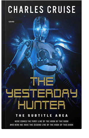 Pre Made Book Cover Ebony