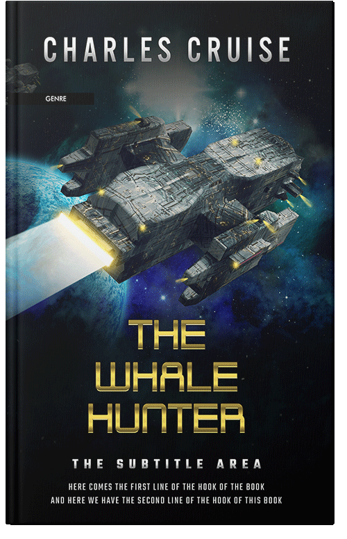 Front view of Premade Science Fiction Book Cover - Bison Hide