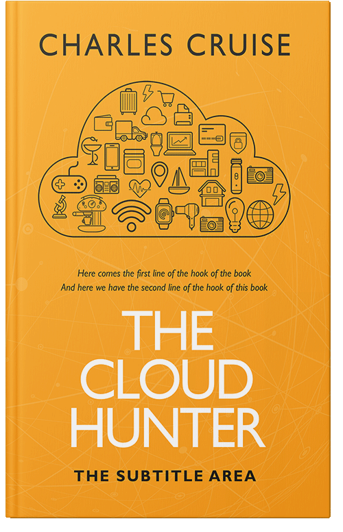 Front view of Premade Business Book Cover - Sea Buckthorn