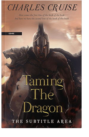 Pre Made Book Cover Tan