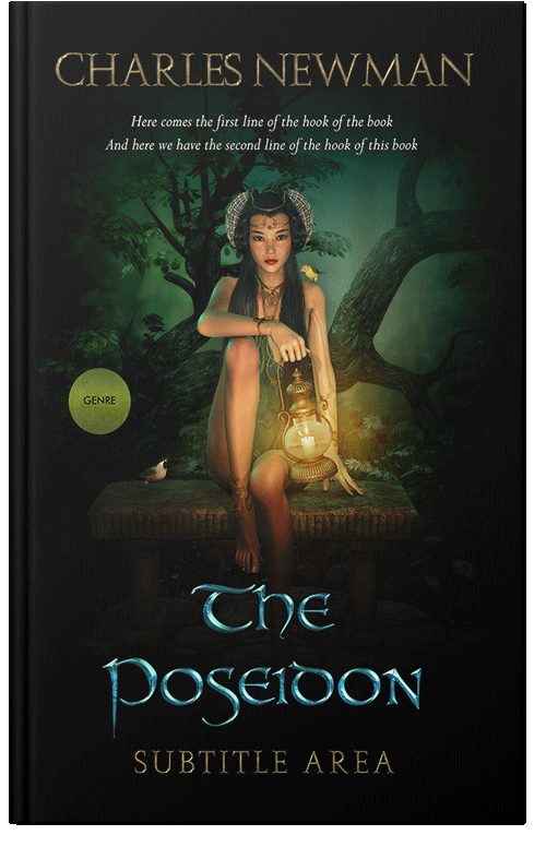 Front view of Premade Fantasy Book Cover - Marshland