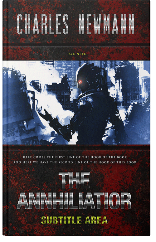 Front view of Premade Apocalyptica Book Cover - Bastille