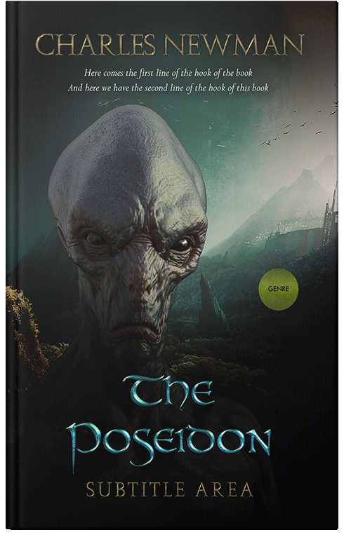 Front view of Premade Science Fiction Book Cover - Woodsmoke