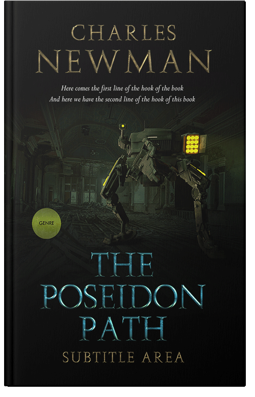 Front view of Premade Science Fiction Book Cover - Rangoon Green