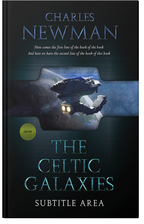 Front view of Premade Science Fiction Book Cover - Aztec