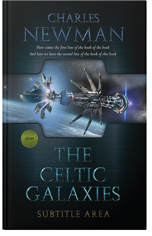 Front view of Premade Science Fiction Book Cover - Aztec