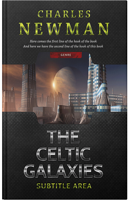 Front view of Premade Science Fiction Book Cover - Cod Gray