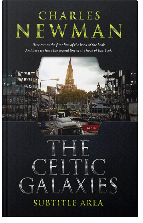 Front view of Premade Apocalyptica Book Cover - Woodsmoke