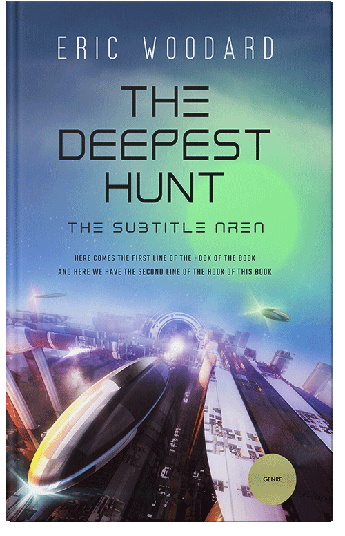 Front view of Premade Science Fiction Book Cover - Neptune