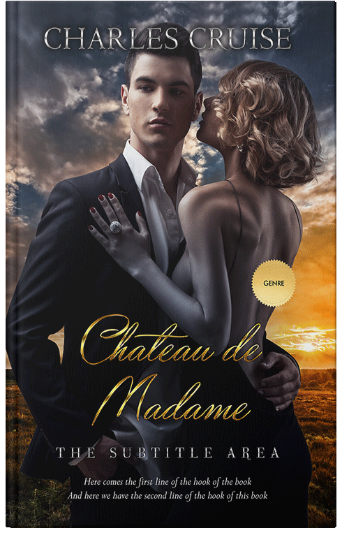 Front view of Premade Romance Book Cover - Baltic Sea