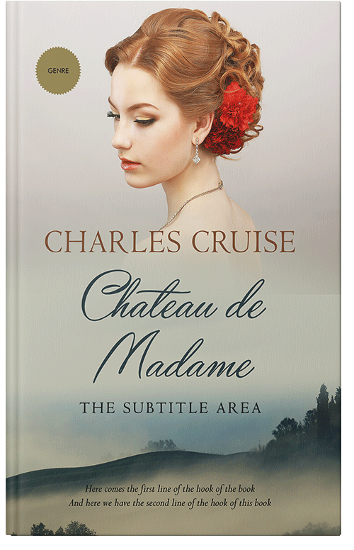 Front view of Premade Romance Book Cover - Ash