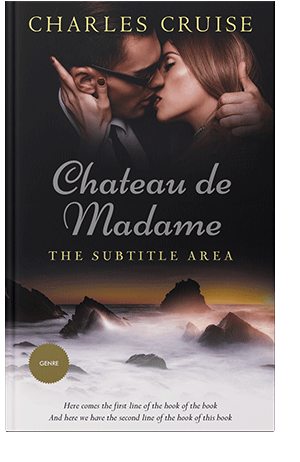 Pre Made Book Cover Cocoa Brown