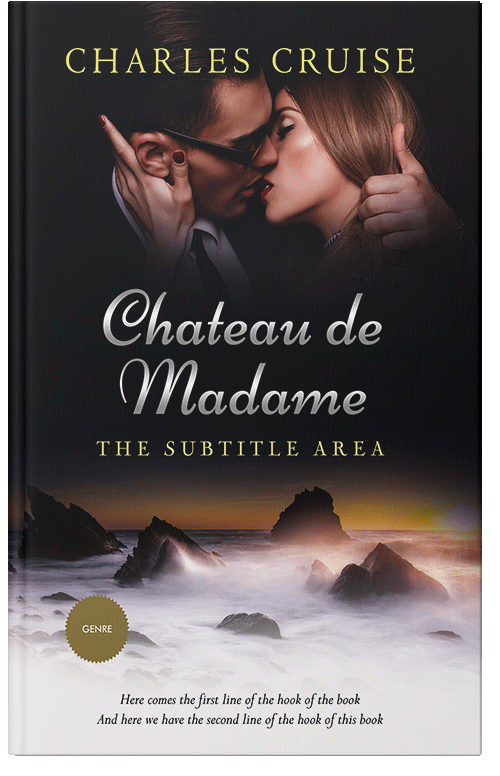 Front view of Premade Romance Book Cover - Cocoa Brown