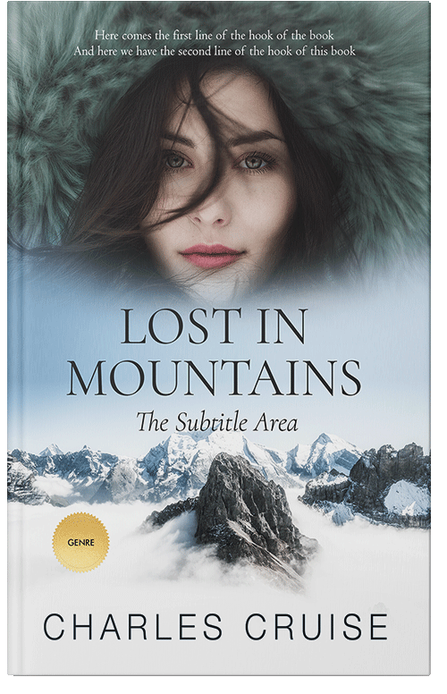 Front view of Premade Mystery & Thriller & Suspense Book Cover - Outer Space