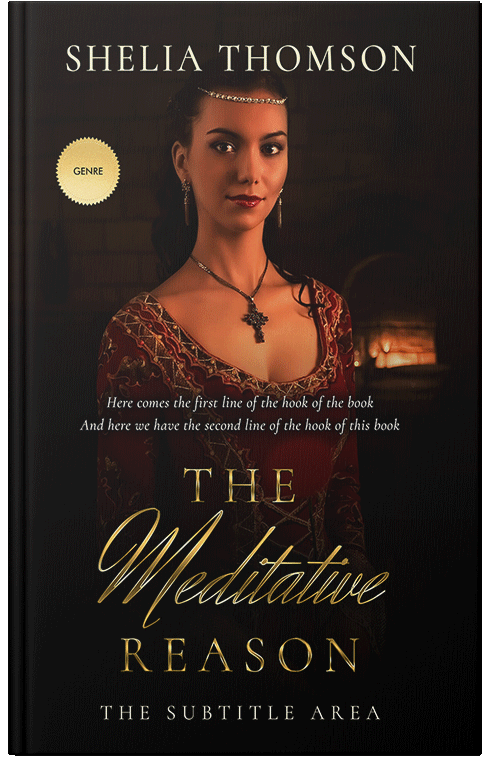 Front view of Premade Fantasy Book Cover - Asphalt